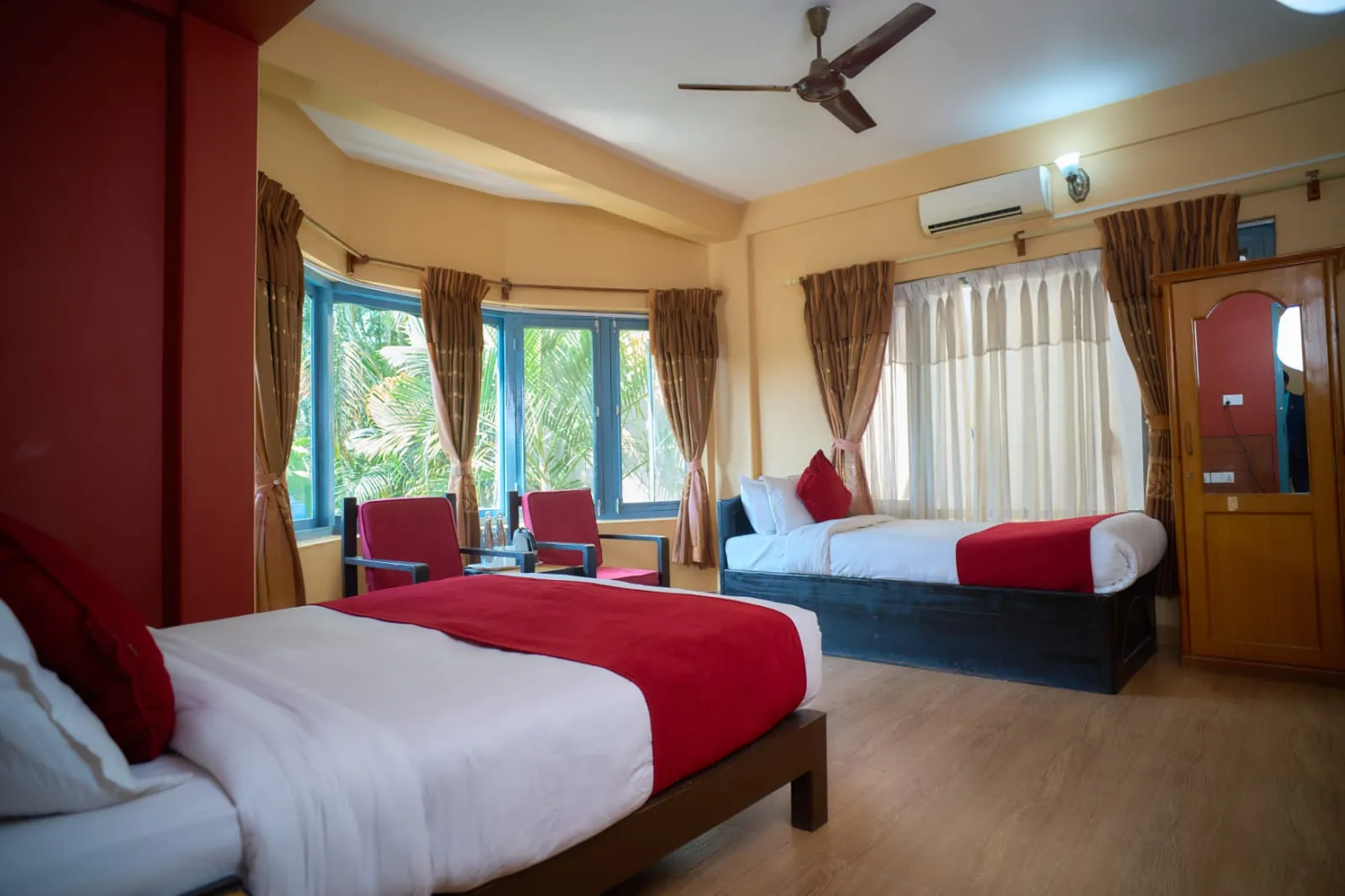 Family room at The Silver Oaks Inn, Pokhara
