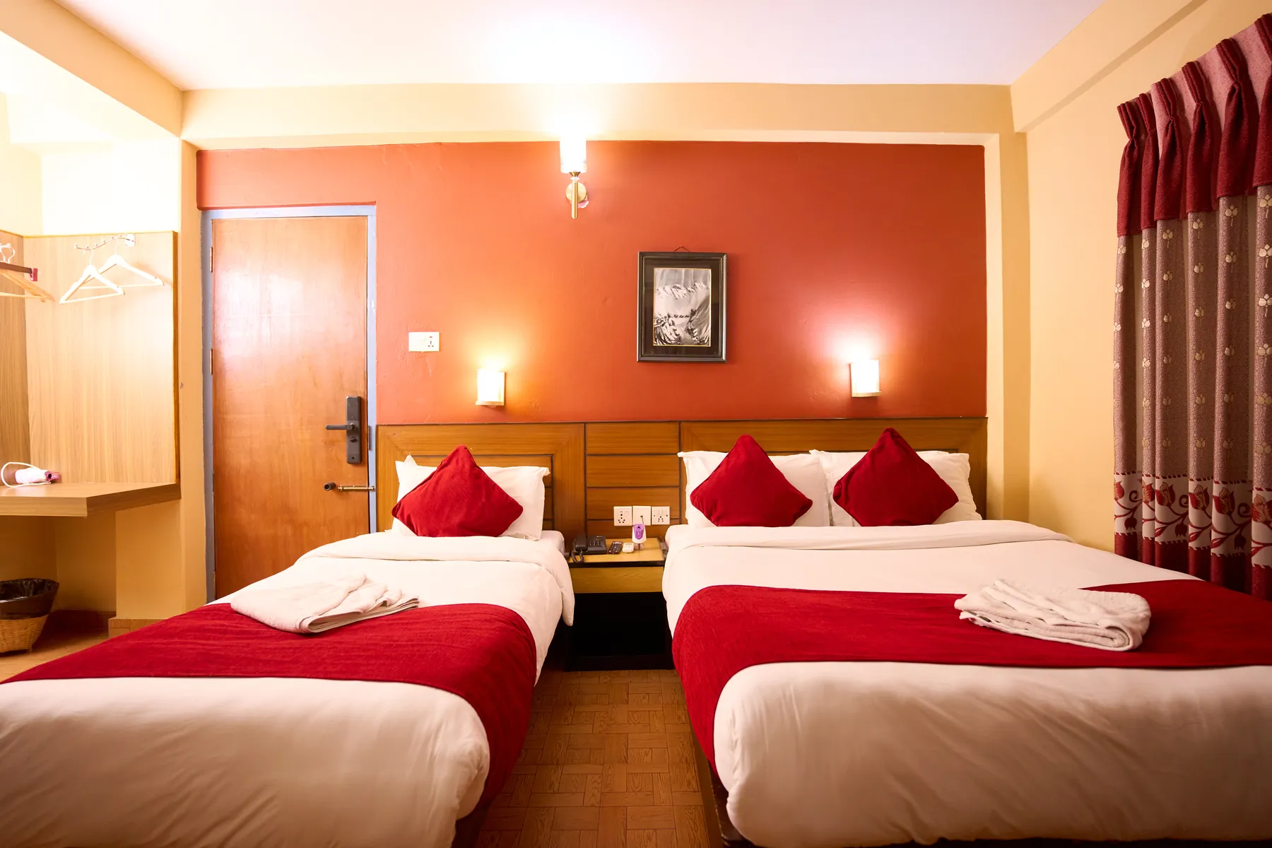 Family room at The Silver Oaks Inn, Pokhara